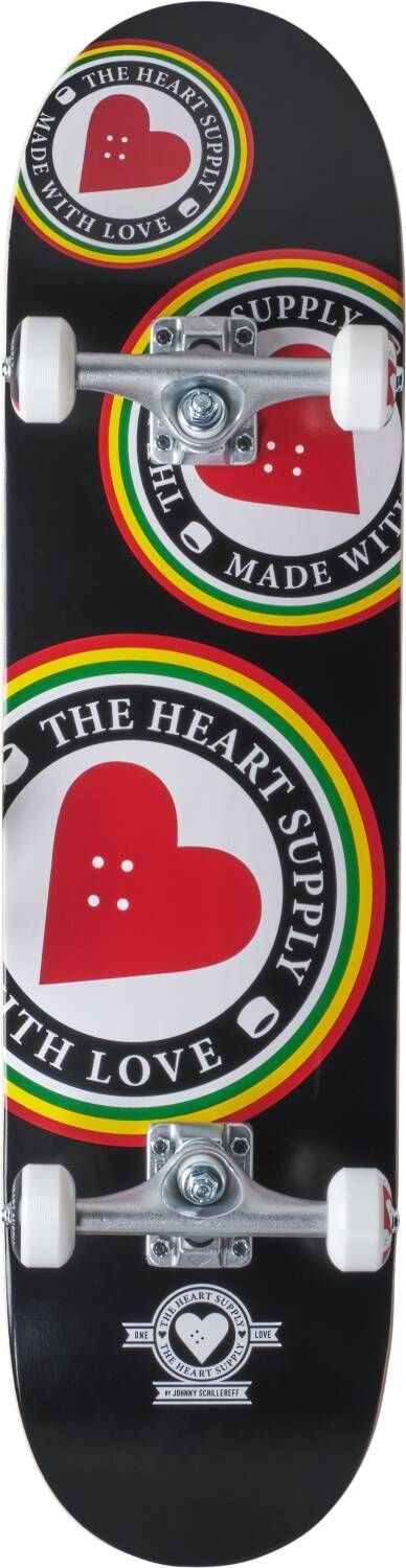 skateboard HEART SUPPLY ORBIT LOGO COMPLETE Black