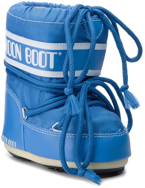 dětské zimní boty MOON BOOT MINI NYLON Azure