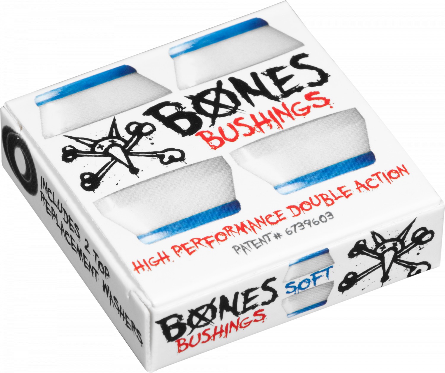 bushings BONES BUSHINGS BLUE/WHITE SOFT