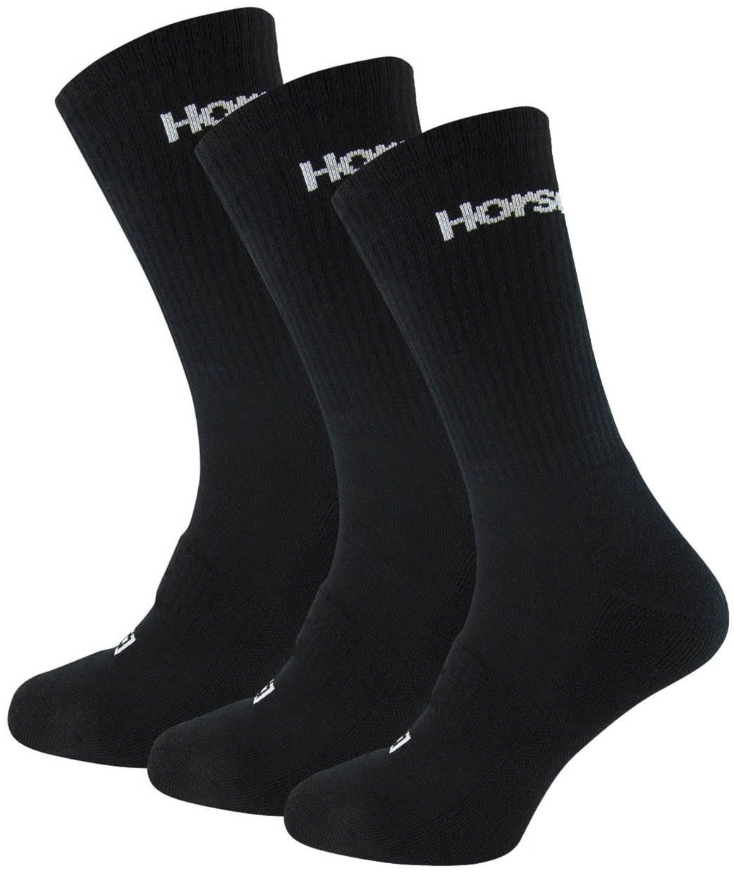 pánské ponožky HORSEFEATHERS DELETE PREMIUM 3PACK SOCKS Black