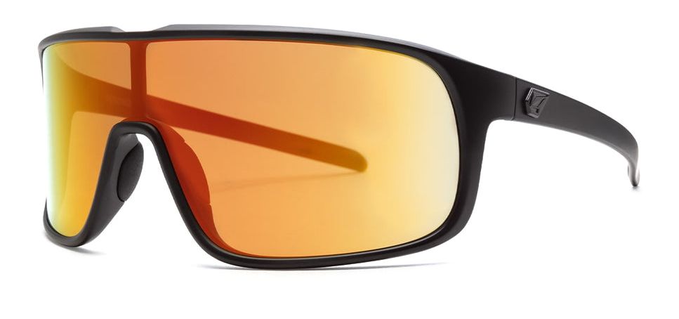 sluneční brýle VOLCOM MACHO Matte Black/Gray Red Chrome