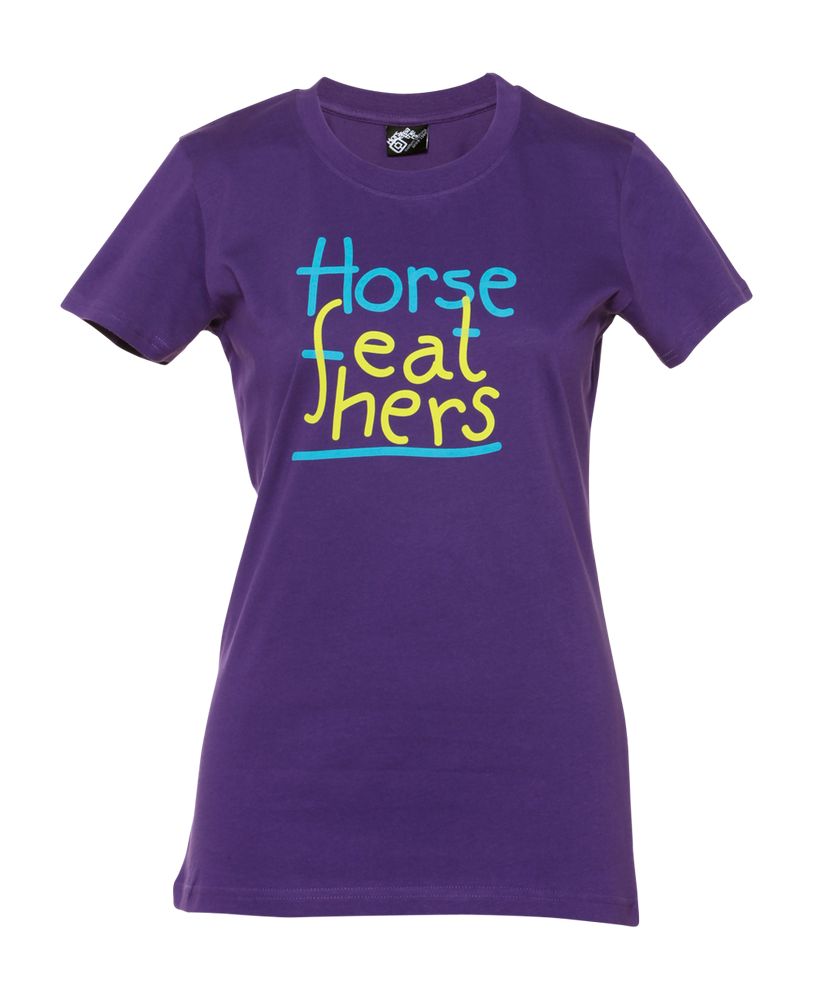 dětské triko HORSEFEATHERS LINE RIDER KIDS T-SHIRT (violet)