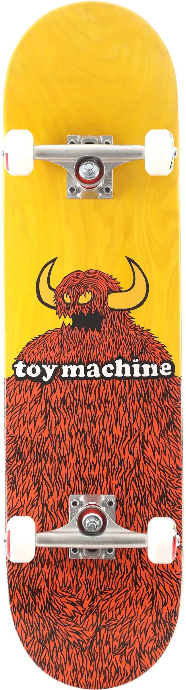 skateboard TOY MACHINE FURRY MONSTER COMPLETE Yellow