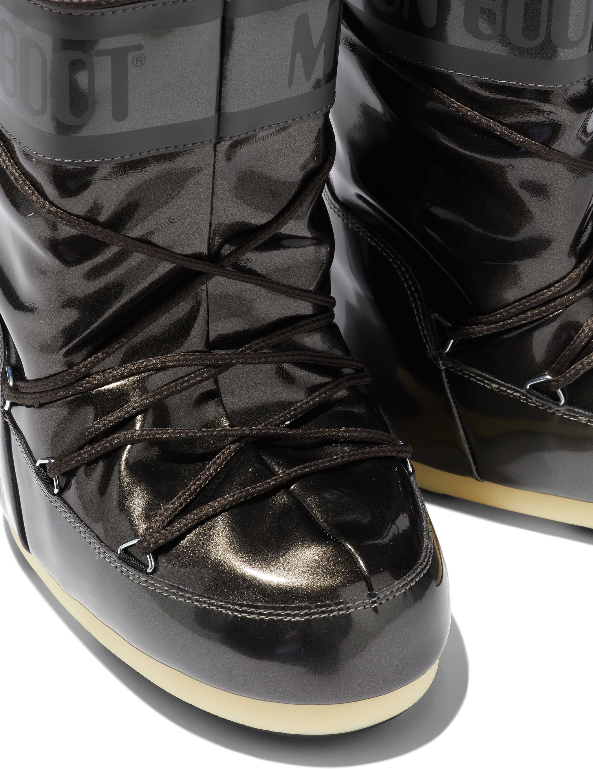 Zimni boty Moon boot VINILE MET Black