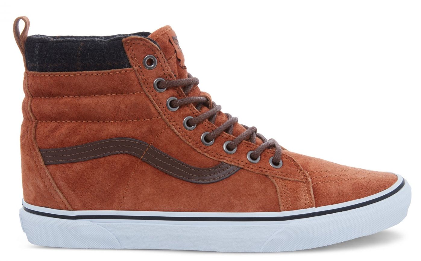 Panske zimni boty Vans SK8 HI MTE MTE Glazed Ginger Plaid