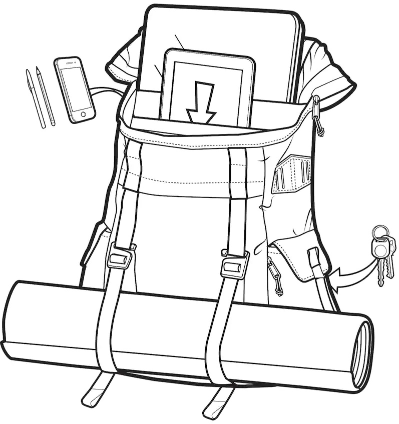 Batoh Burton ANNEX PACK True Black Triple Ripstop