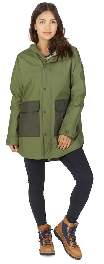 Burton snowboards flare parka on sale rain jacket in green