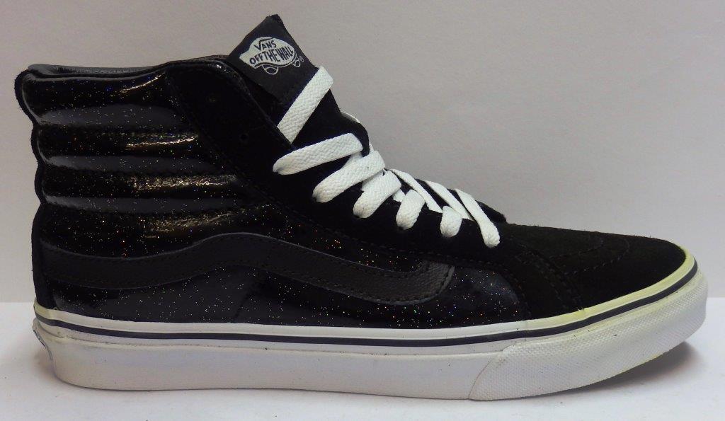 Dámské kotníkové boty Vans SK8-HI SLIM (Patent Galaxy) Black/True