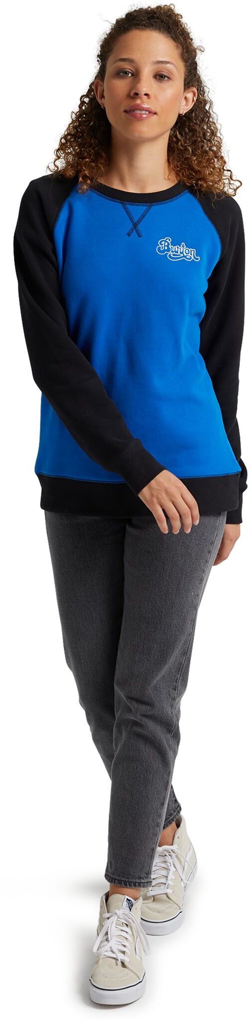 D msk mikina Burton KEELER CREW Lapis Blue True Black