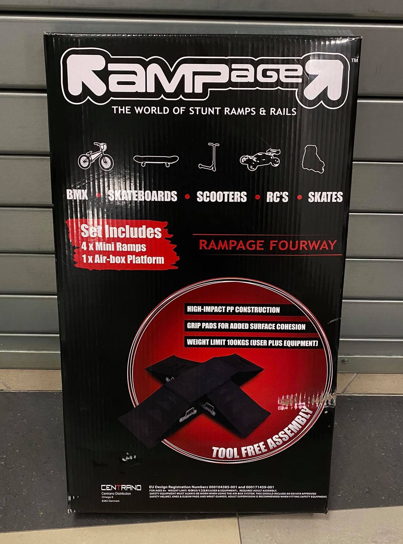 4 Way Multi Ramp Set Rampa Rampage FOURWAY SET