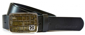 FRED BELT (croc black)