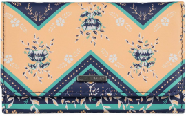 JUNO WALLET Med Blue Newport Border Sw - BTE7