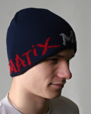 M beanie navy