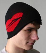 L beanie black