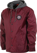 (INDEPENDENT) PENTAGRAM CROSS WINDBREAKER JACKET Maroon