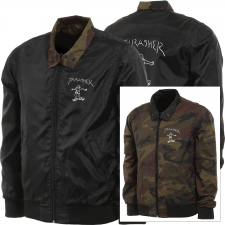 GONZ REVERSIBLE COACH JACKET Black/Camo