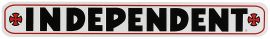 BAR STRIPE STICKER White
