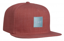 DENIM BOX LOGO SNAPBACK Red