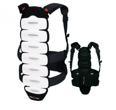 S zulu back pad black grey red