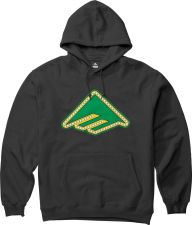 (SHAKE JUNT) TRIANGLE LIGHTS HOODIE Black