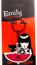 Emily strange rain keyring
