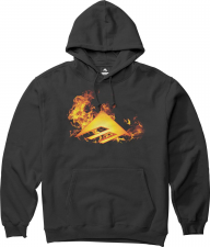 TRIANGLE BLAZE HOODIE Black