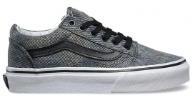 K OLD SKOOL (Acid Denim) Navy/Black