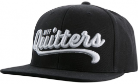 QUITTERS CAP BLACK