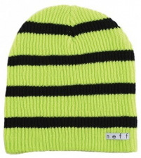 DAILY STRIPE BEANIE/TENNIS BLACK