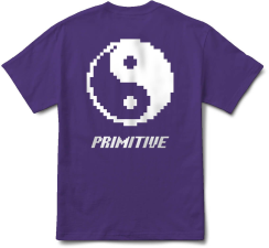 BLUR TEE Purple