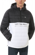 CARLON ANORAK PUFFER JACKET White/Black