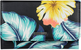 JUNO WALLET Anthracite Tropical Love S - KVJ6