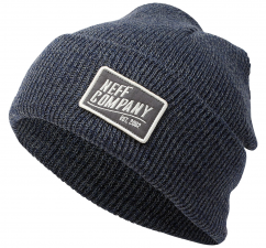 STATION BEANIE Grey Navy