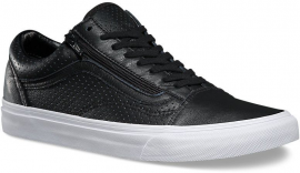OLD SKOOL ZIP (Perf Leather) Black