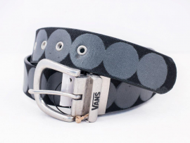 Big dots lthr belt blk